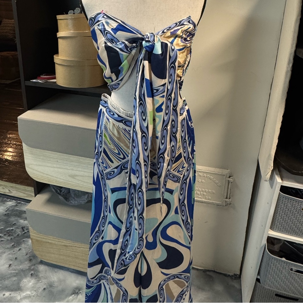 Elegant Multicolor Strapless  set
